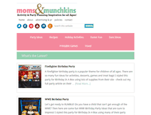 Tablet Screenshot of momsandmunchkins.ca